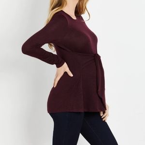 HP! 🥳 Motherhood Maternity Maroon top M